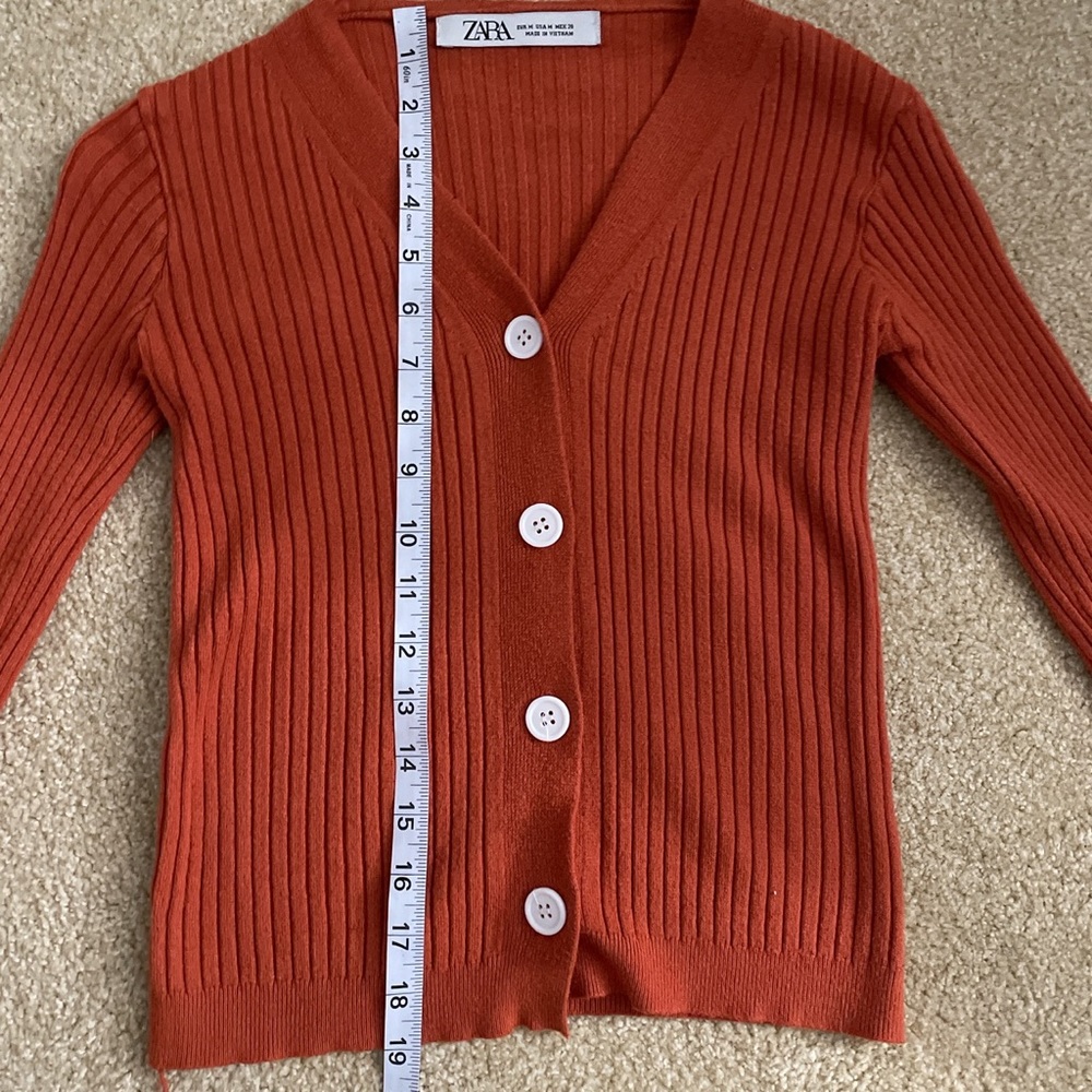 Zara Ribbed Cardigan - Picture 3 of 4